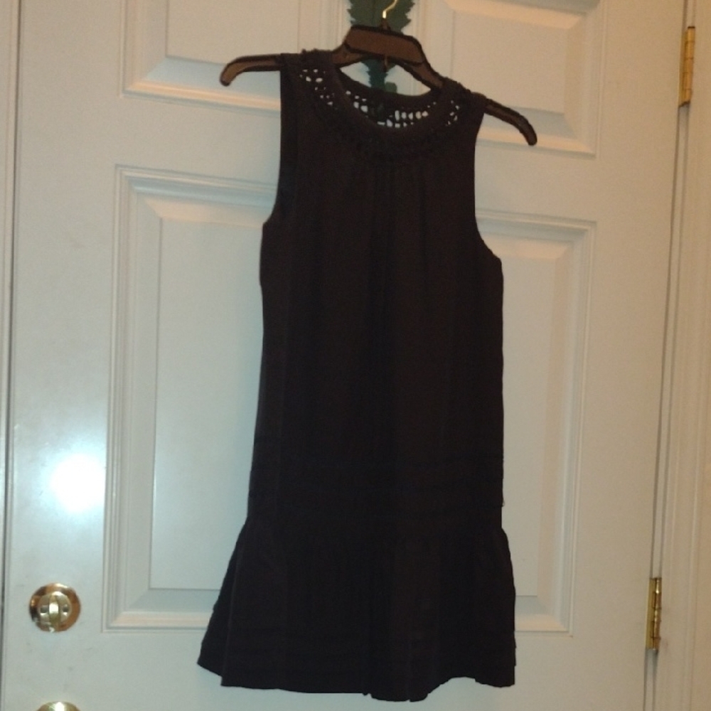 BCBGMaxAzria Black Ruffled Halter Sheath Mini Dress
